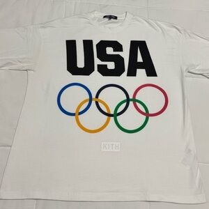 Kith for Team USA Washed Bishop Tee - White
